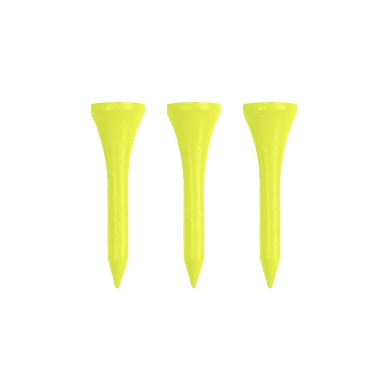 IZZO Golf Wood Golf Tees, 1.75 Inch, Neon Yellow (Pack of 200) - Image 1